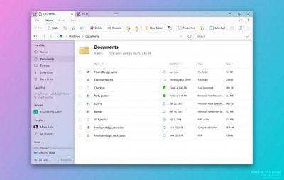 Microsoft работает над современным Проводником в Windows 10X